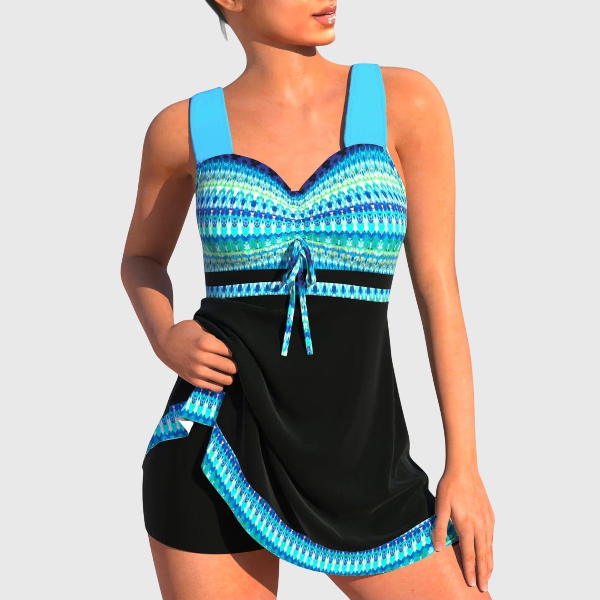 Duval paris™  | Maillot de Bain Coloré en Deux Pièces