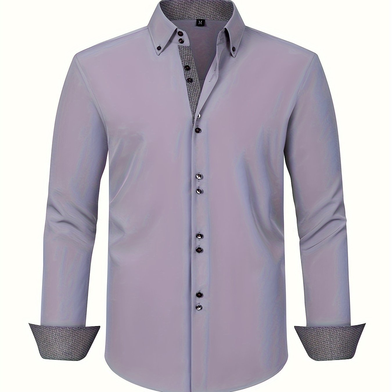 ALBERTO | CHEMISE ÉLÉGANTE LÉGÈRE AVEC DÉTAILS CONTRASTÉS