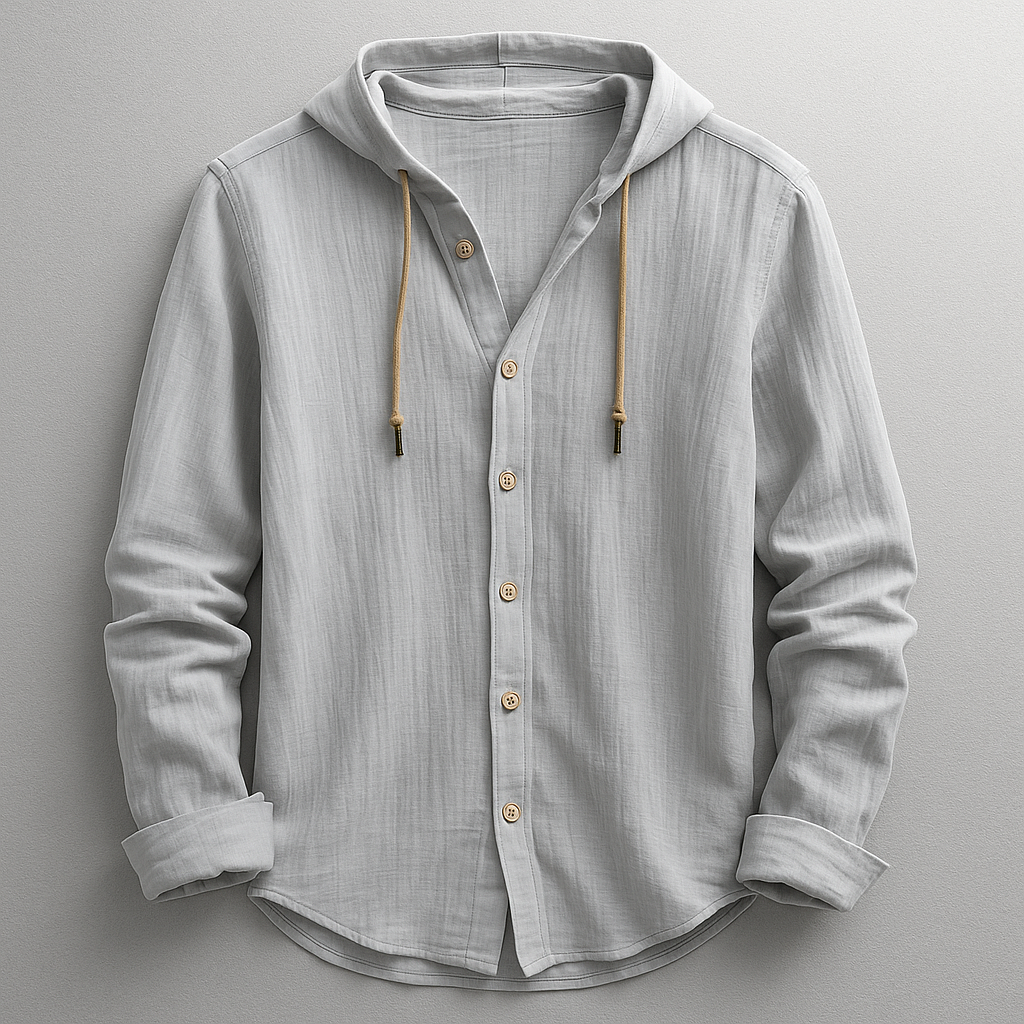 DUVAL PARIS™ | CHEMISE LUXUEUSE À CAPUCHE