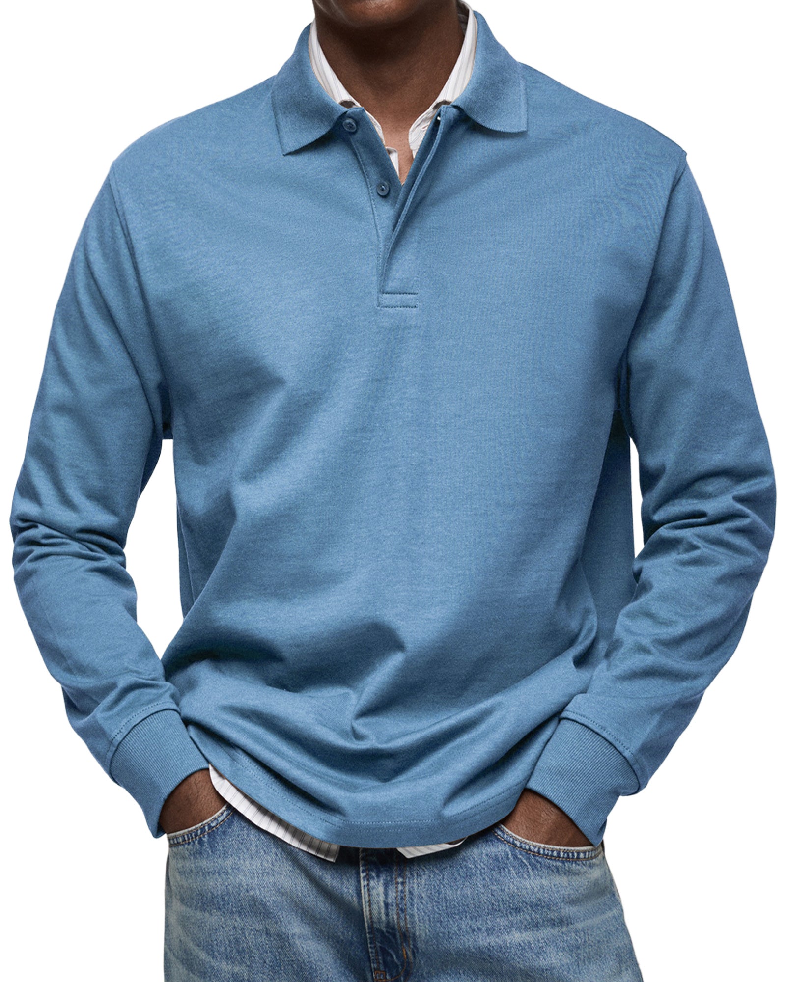 DUVAL PARIS™ | POLO DE LUXE À MANCHES LONGUES
