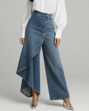 Duval Paris™ | Pantalon en denim à nouer