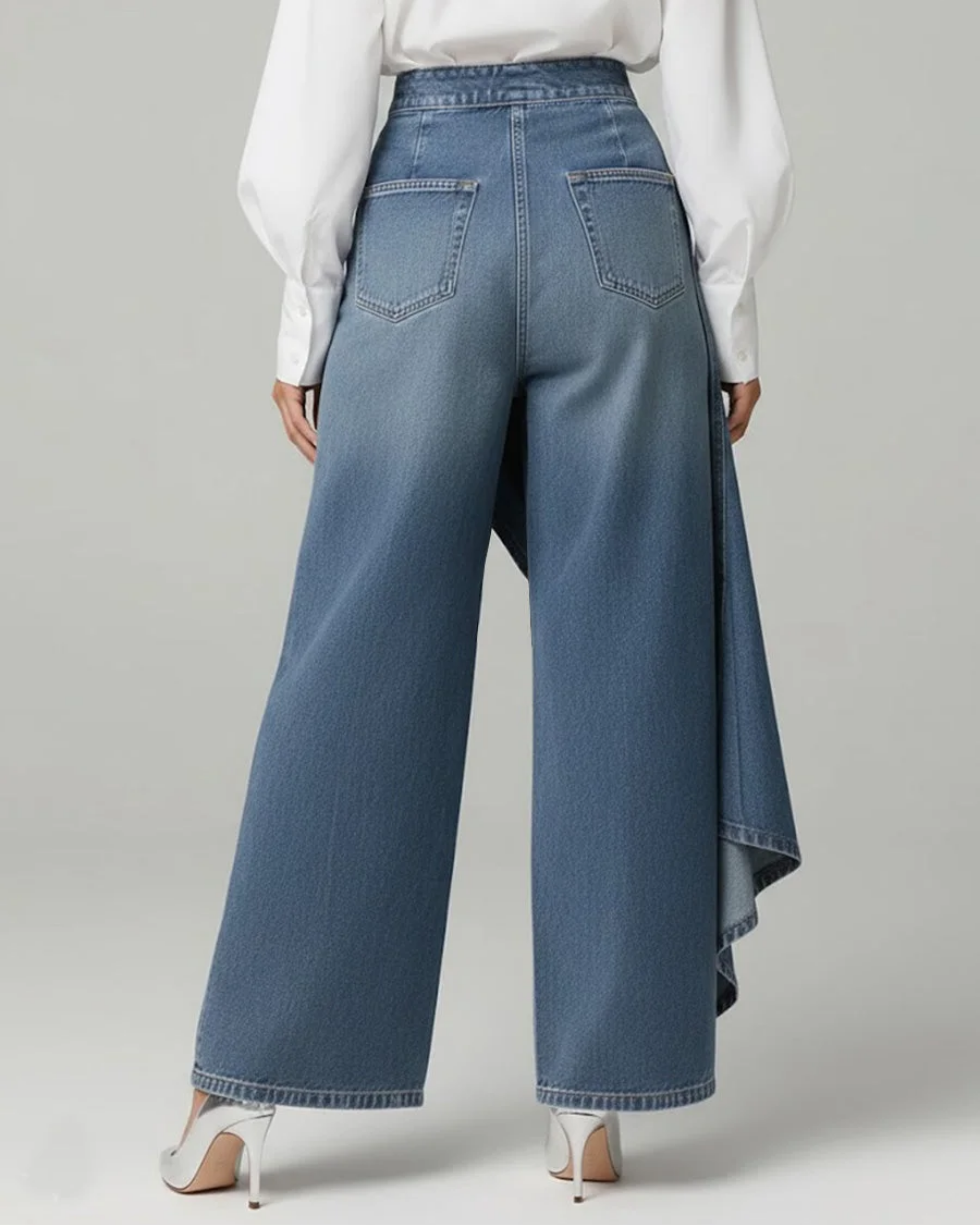 Duval Paris™ | Pantalon en denim à nouer