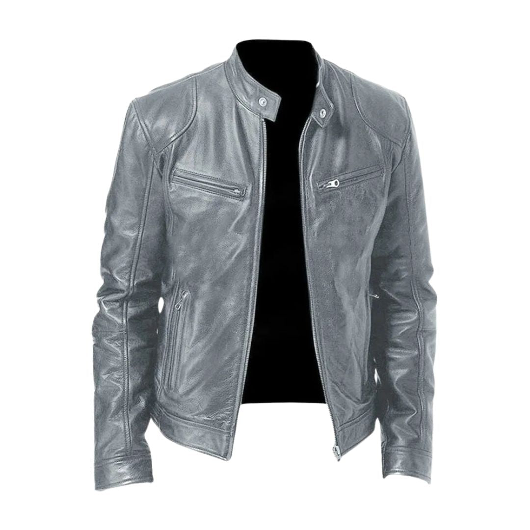 Duval Paris™ | VESTE COL MONTANT COUPE SLIM POUR HOMME