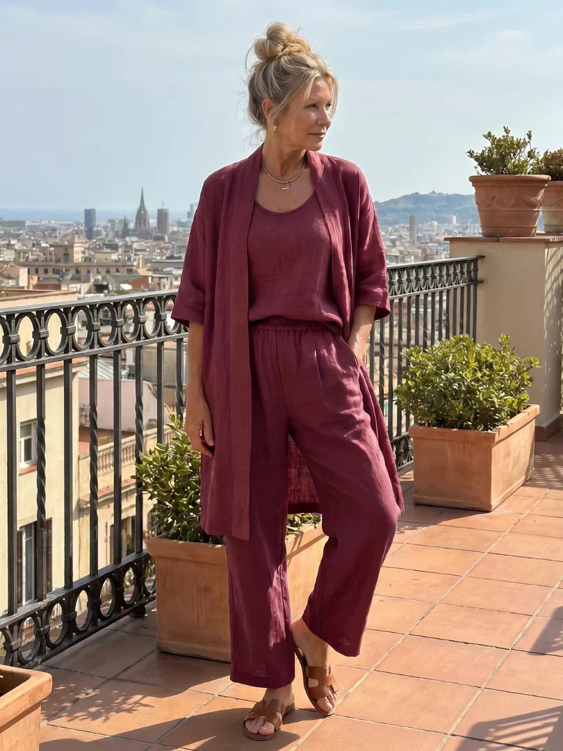 Duval Paris™ | Ensemble en Lin Léger