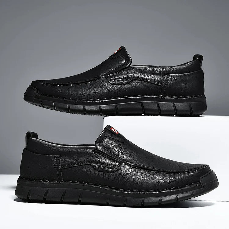 Mocassins orthopédiques en cuir faits main pour hommes