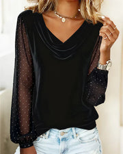 Duval Paris™ | Blouse drapée élégante