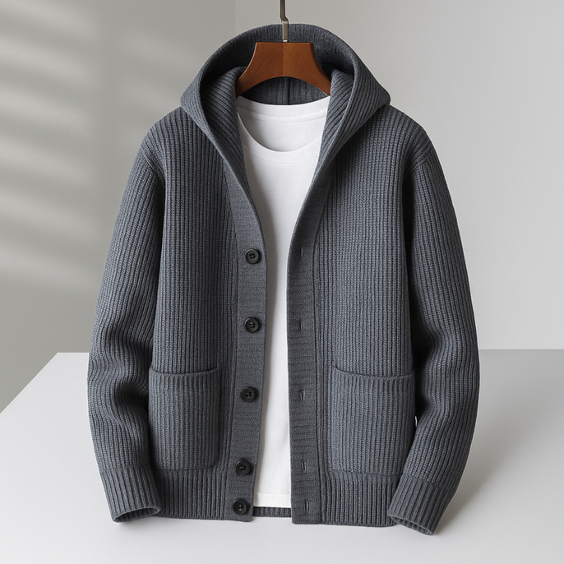 DUVAL PARIS™ | CARDIGAN EN LAINE POUR HOMME