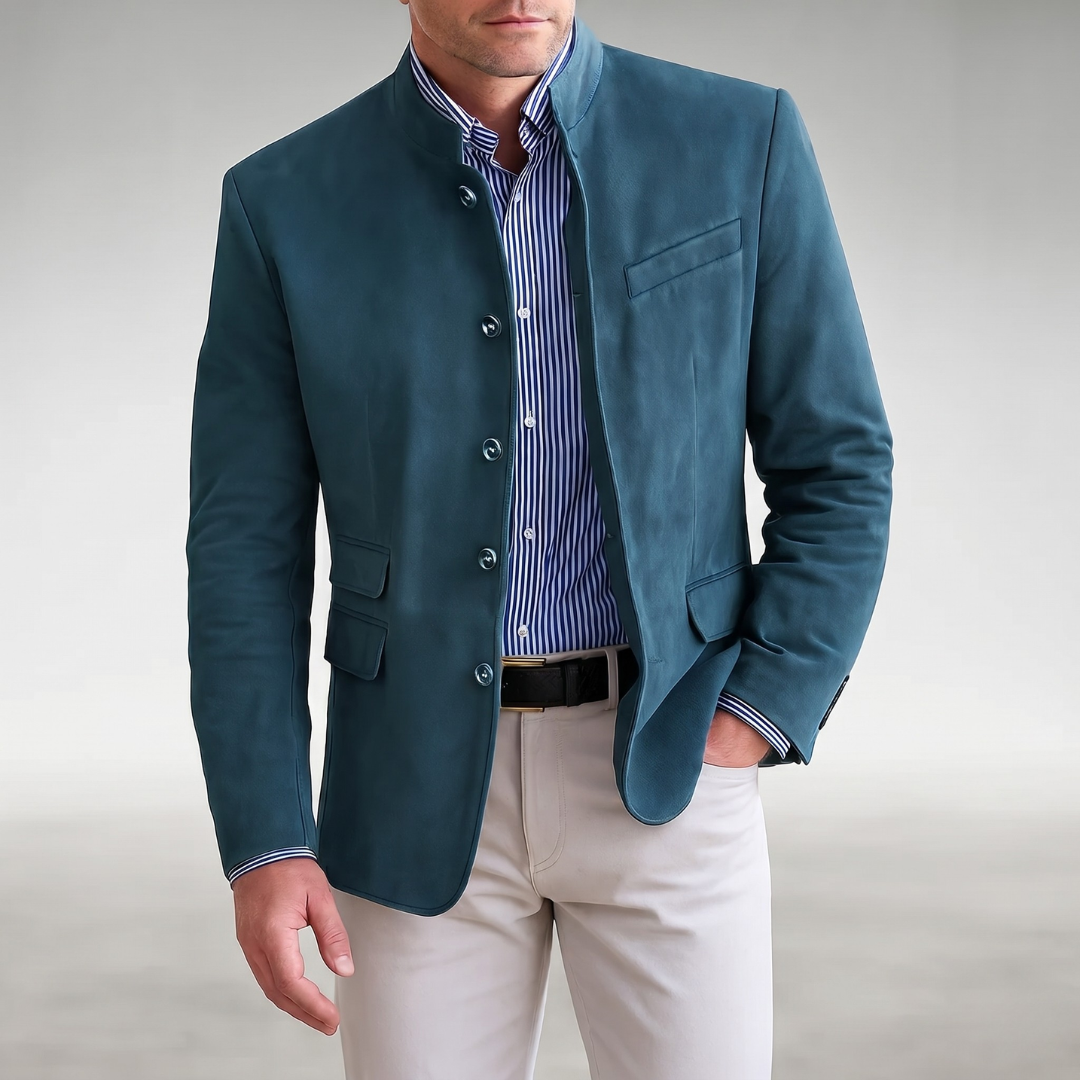 DUVAL PARIS™ | Veste structurée de luxe avec poche ticket