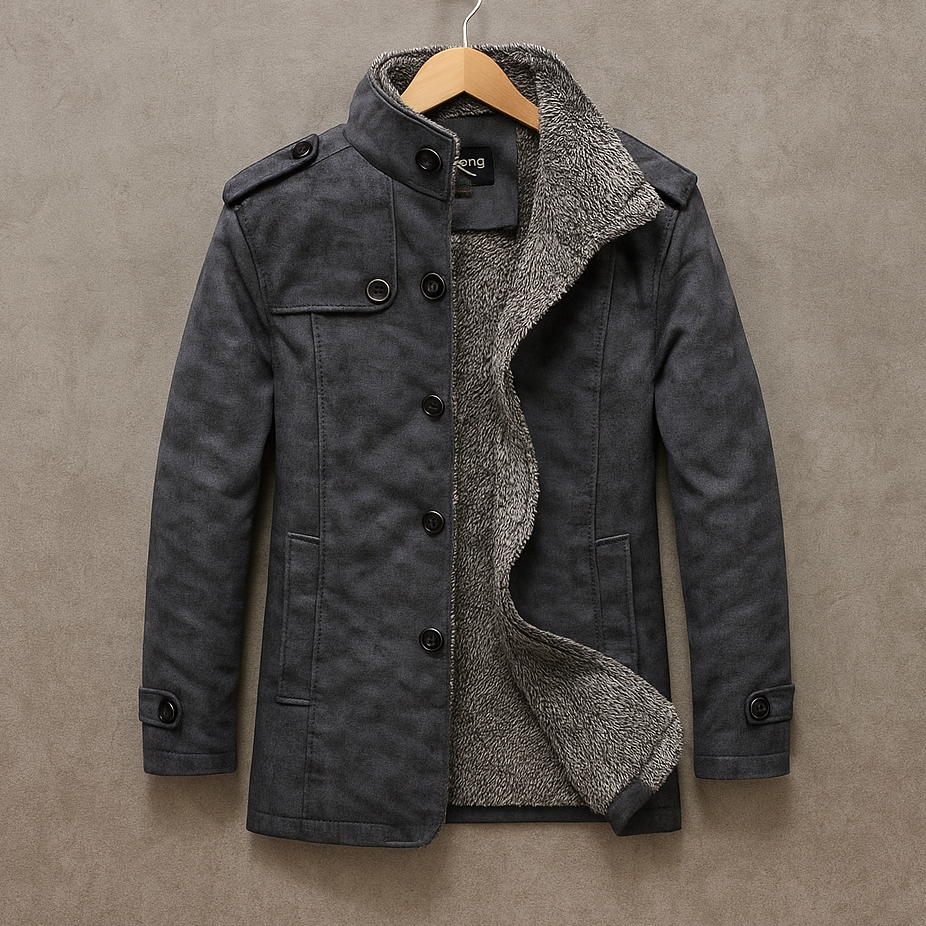 DUVAL PARIS™ | MANTEAU HOMME EN DAIM