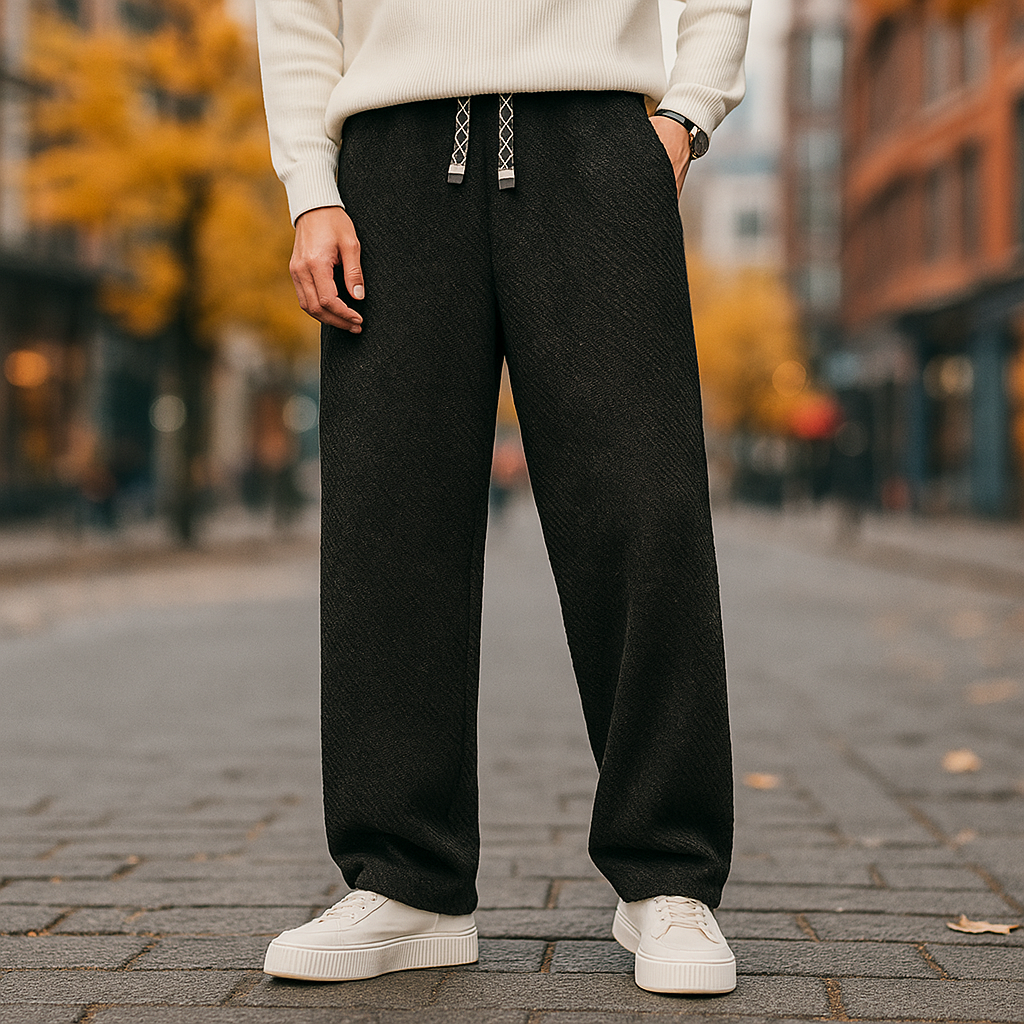 DUVAL PARIS™ | PANTALON TEXTURÉ À CORDON