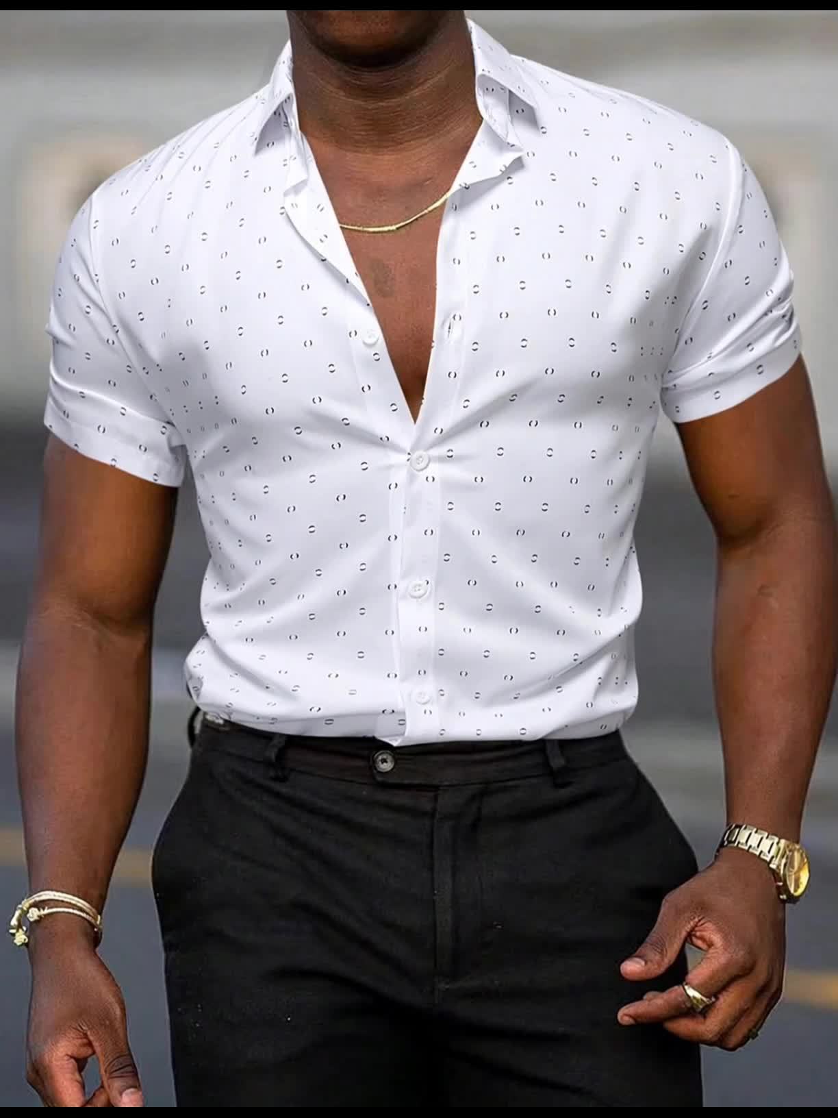 Duval Paris™ | CHEMISE D'ÉTÉ AVEC IMPRIMÉ