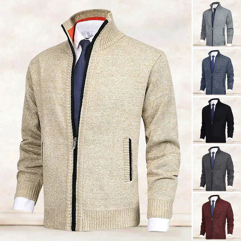 DUVAL PARIS™ | CARDIGAN HOMME À MANCHES LONGUES