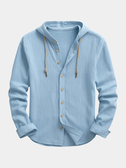 DUVAL PARIS™ | CHEMISE LUXUEUSE À CAPUCHE