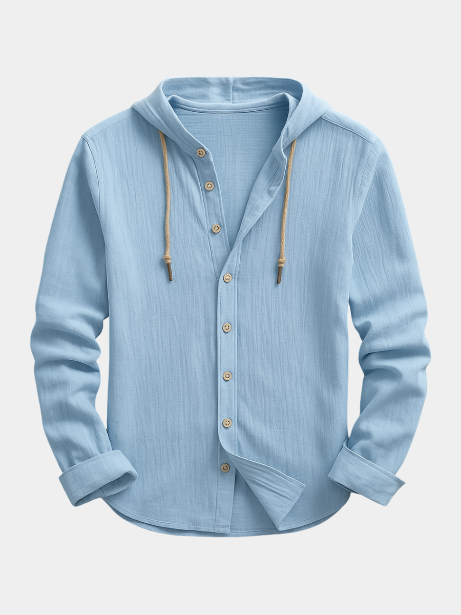 DUVAL PARIS™ | CHEMISE LUXUEUSE À CAPUCHE