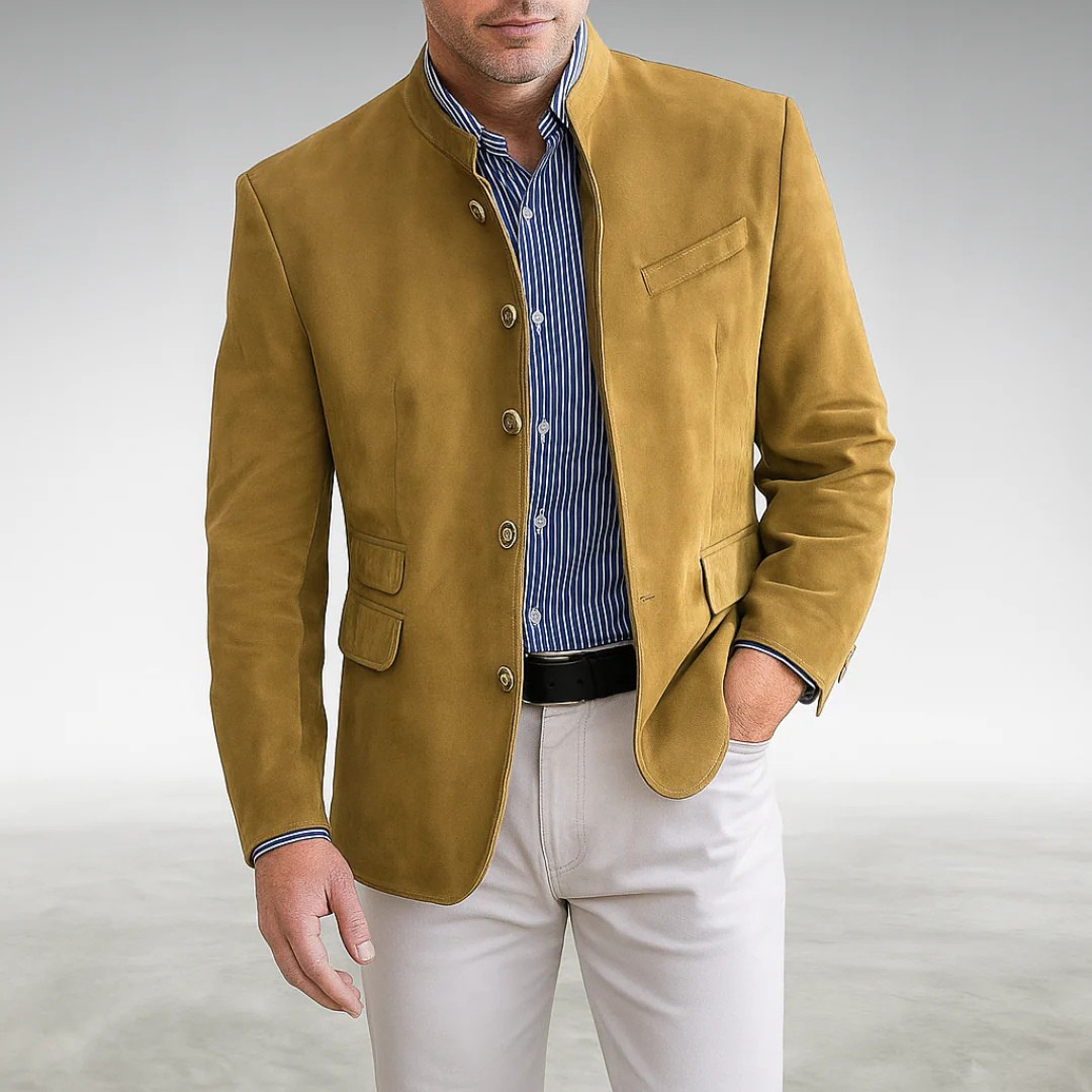 DUVAL PARIS™ | Veste structurée de luxe avec poche ticket