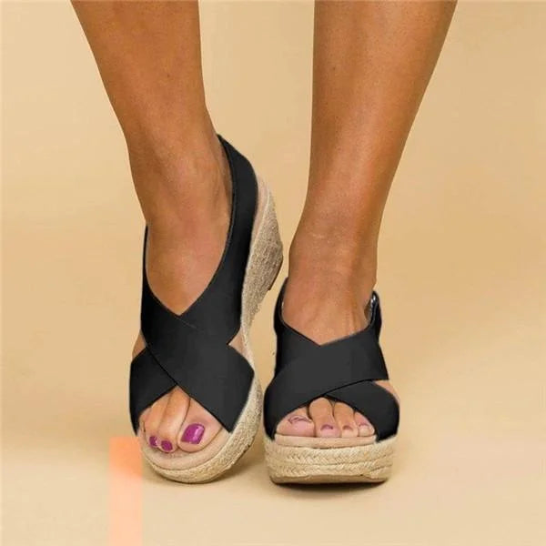 Duval Paris™ | Sandales d'été femme semelle souple sangles réglables