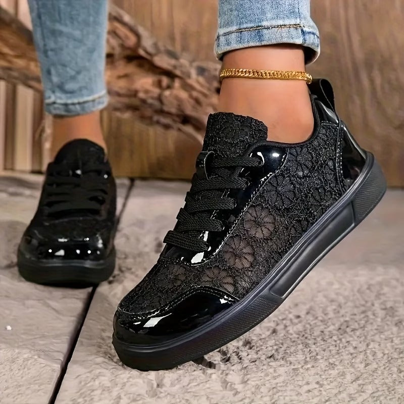 Duval Paris™ | Dentelle Baskets en Dentelle Florale