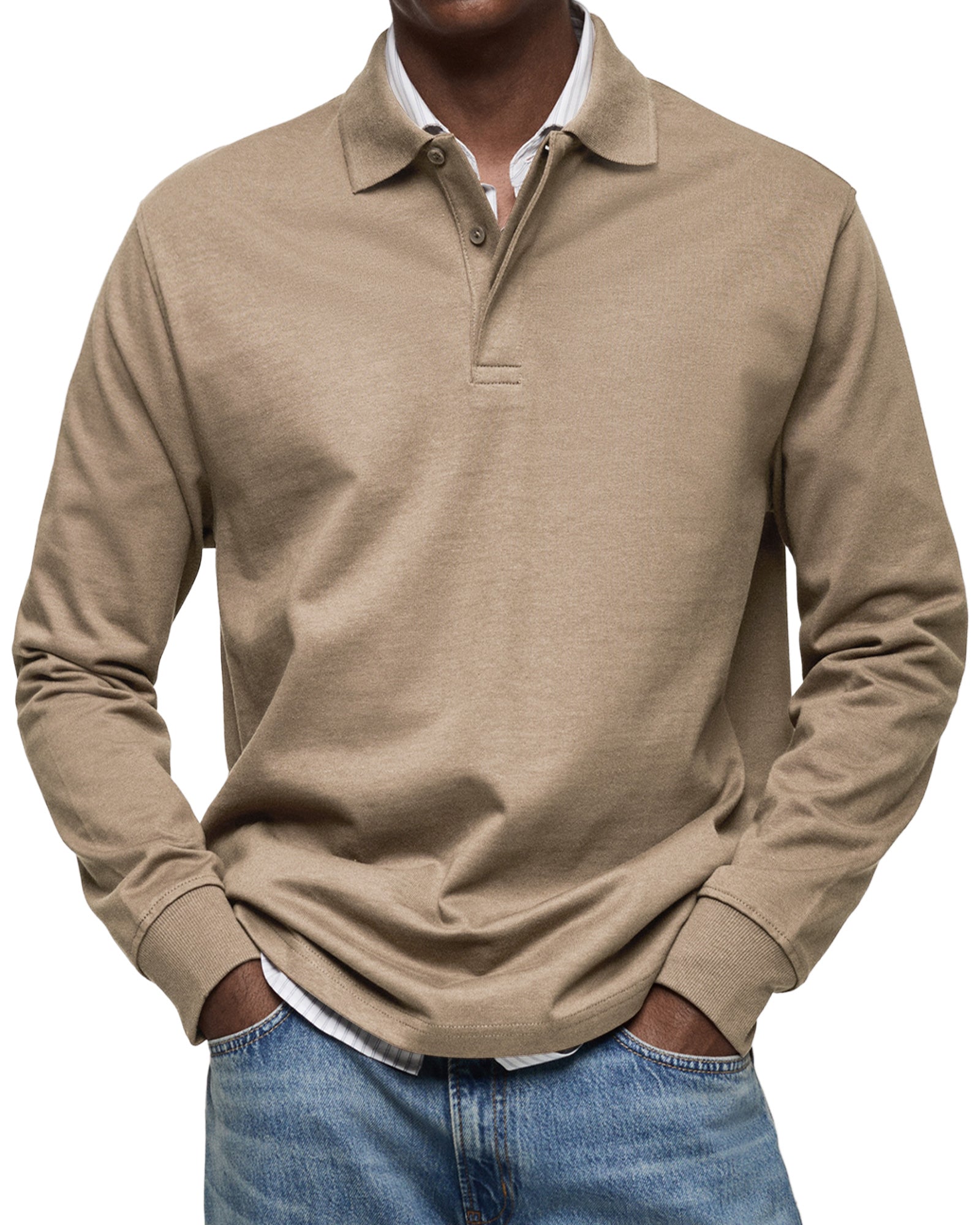 DUVAL PARIS™ | POLO DE LUXE À MANCHES LONGUES