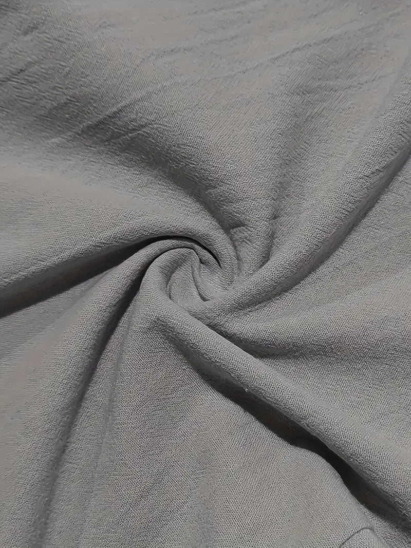Duval Paris™| Pantalons larges en lin avec cordon