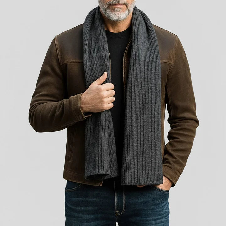 DUVAL PARIS™ | VESTE EN DAIM AVEC FERMETURE ÉCLAIR