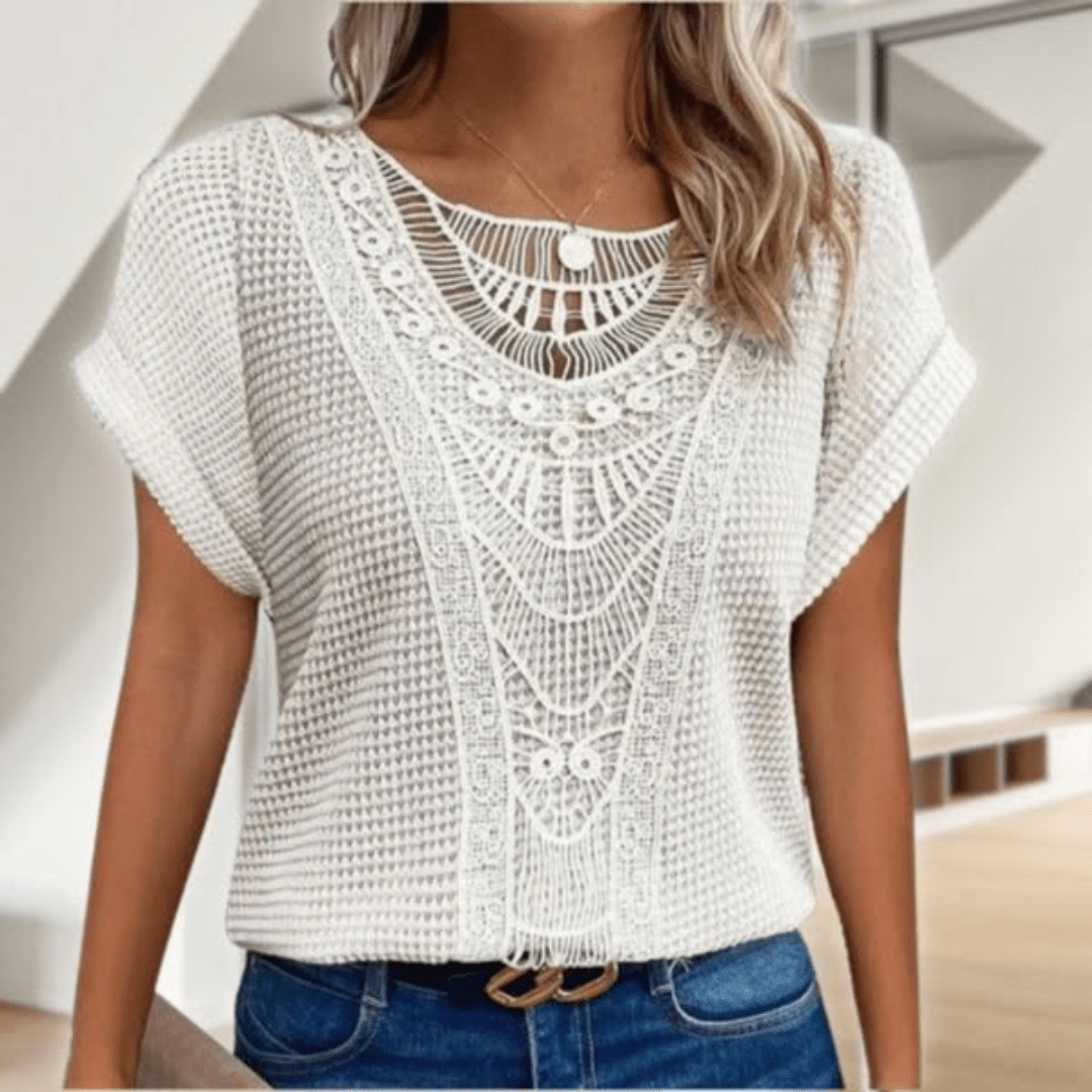 Duval Paris™ | Top bohème chic ajouré