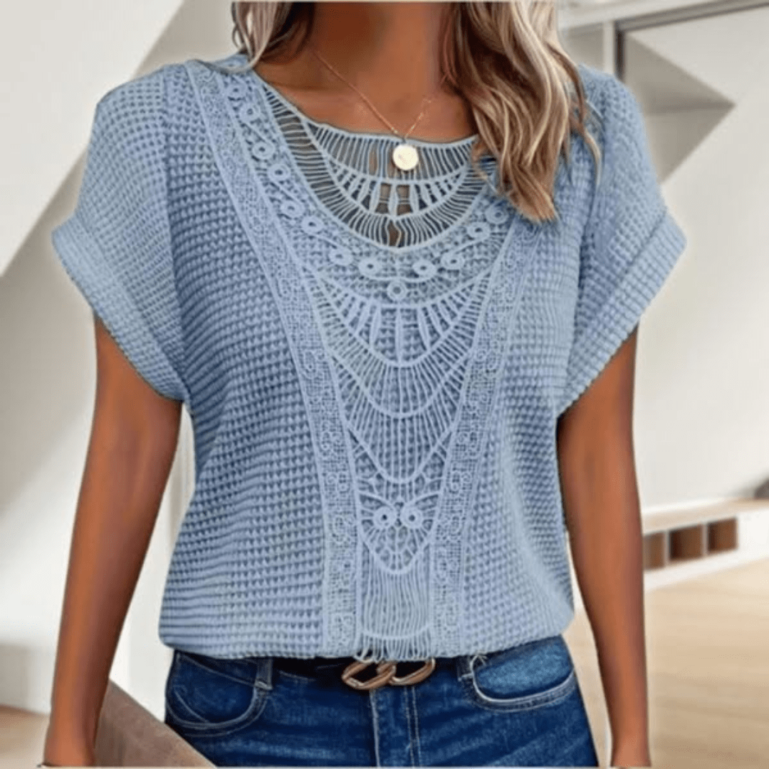Duval Paris™ | Top bohème chic ajouré