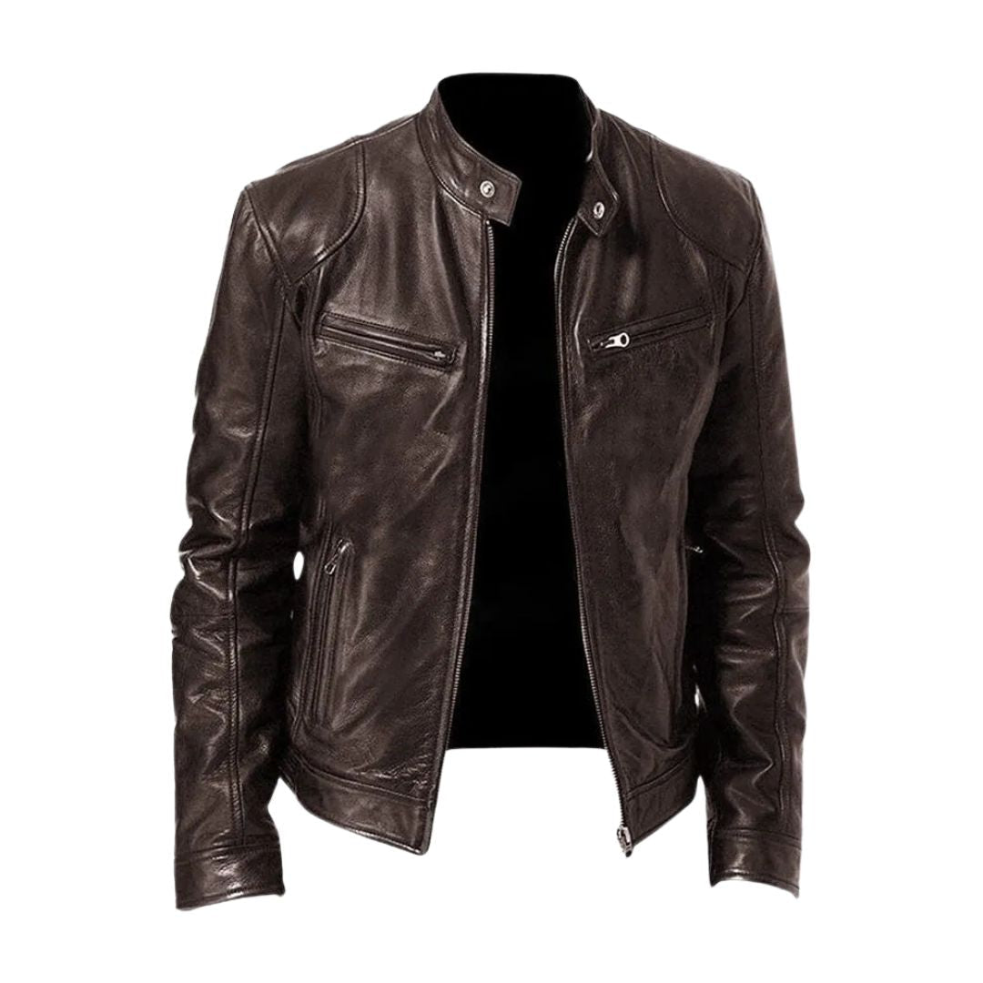 Duval Paris™ | VESTE COL MONTANT COUPE SLIM POUR HOMME