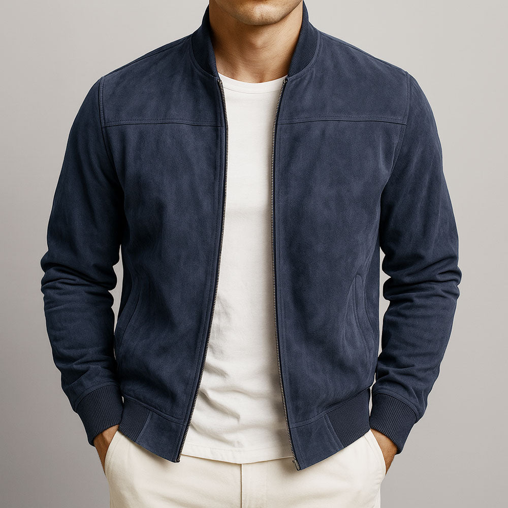 Duval Paris™ | VESTE EN SUÉDINE POUR HOMME