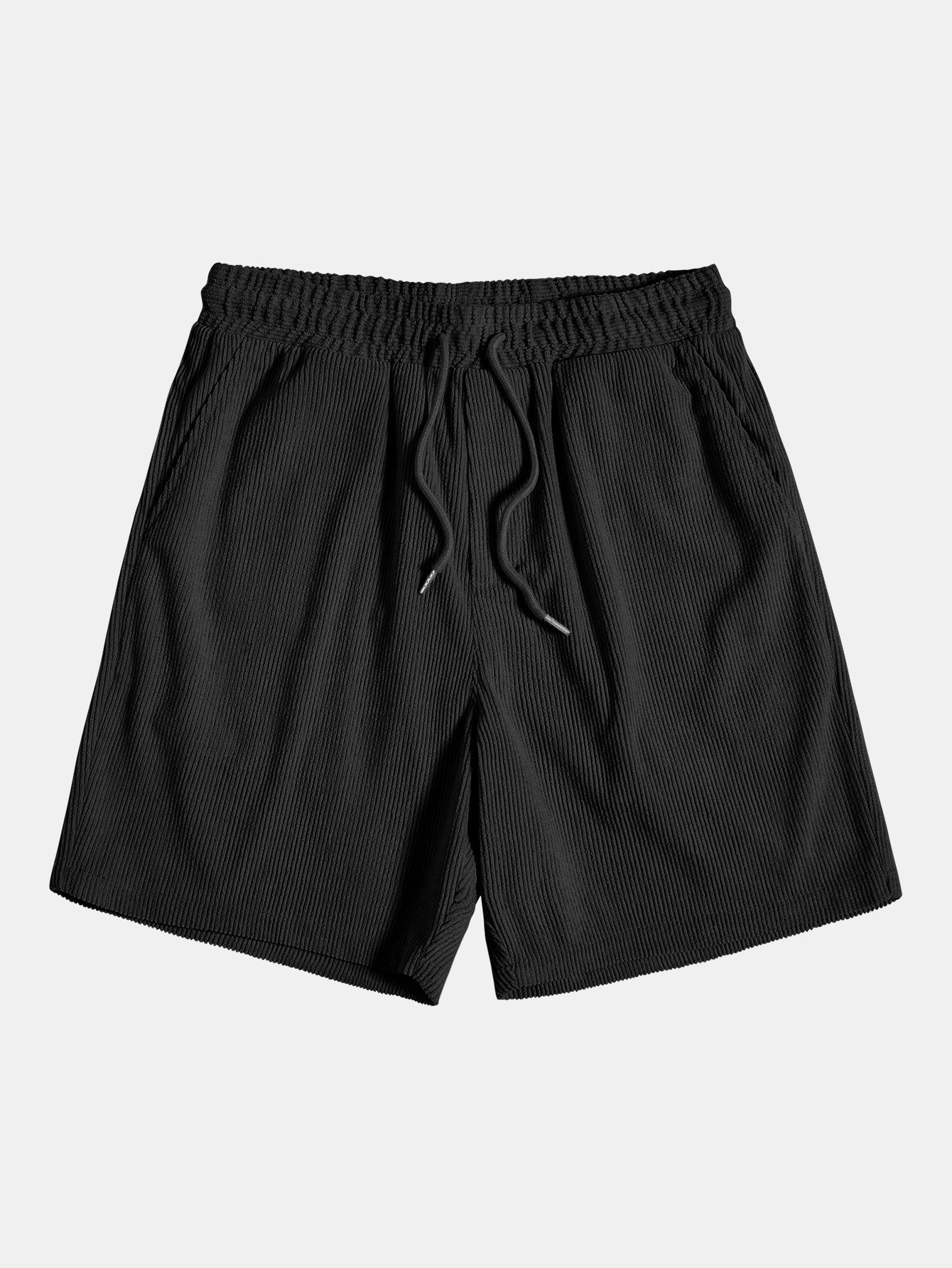 Duval Paris™ | Shorts en velours côtelé avec cordon de serrage