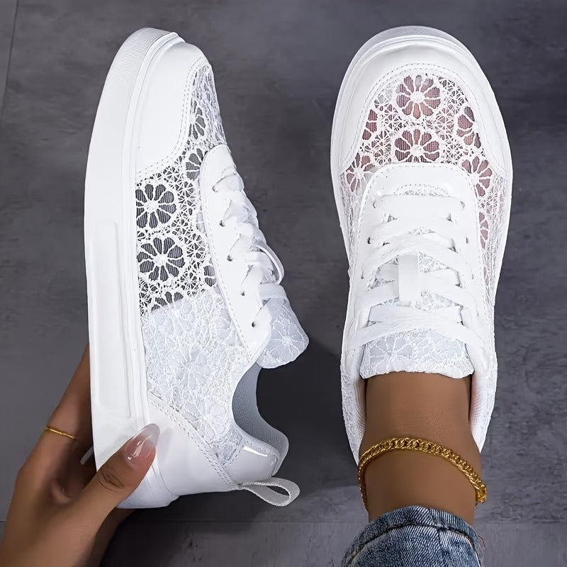 Duval Paris™ | Dentelle Baskets en Dentelle Florale