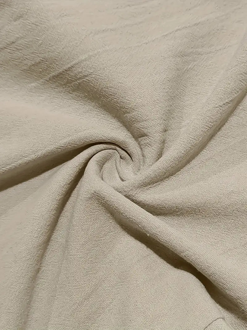 Duval Paris™| Pantalons larges en lin avec cordon