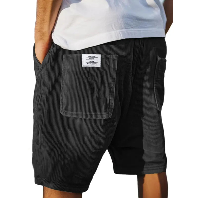 Duval Paris™ | Short en velours côtelé élégant