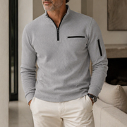 DUVAL PARIS™ | CHEMISE À MANCHES LONGUES AVEC ZIP