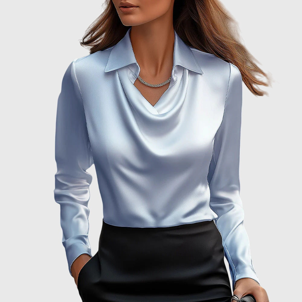 Duval Paris™ | Blouse fluide brillante
