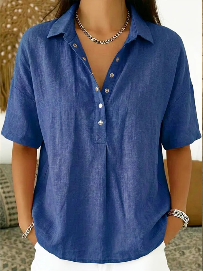 DUVAL PARIS™ | BLOUSE À COL EN V POUR FEMMES
