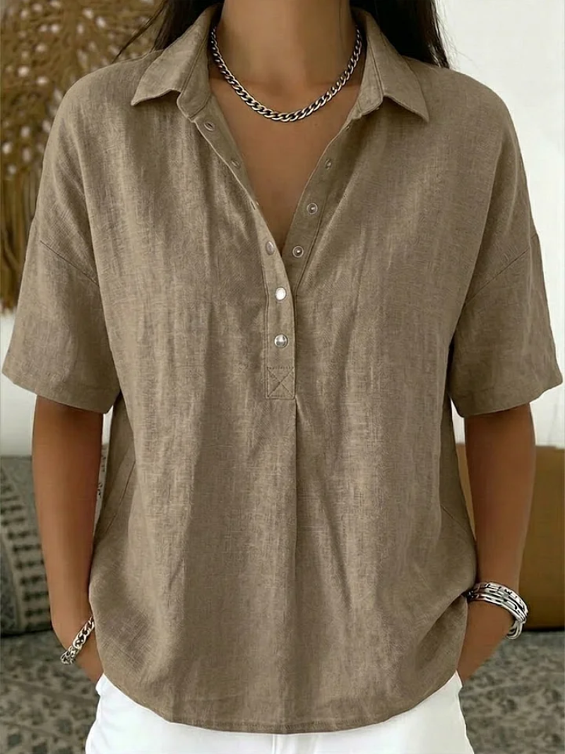DUVAL PARIS™ | BLOUSE À COL EN V POUR FEMMES