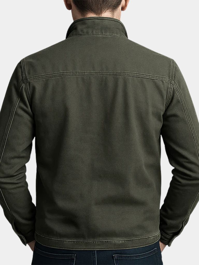 Duval Paris™ | Veste  vintage couleur olive