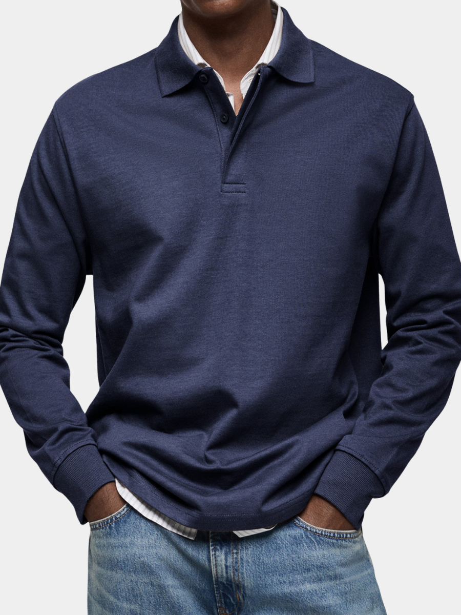 DUVAL PARIS™ | POLO DE LUXE À MANCHES LONGUES