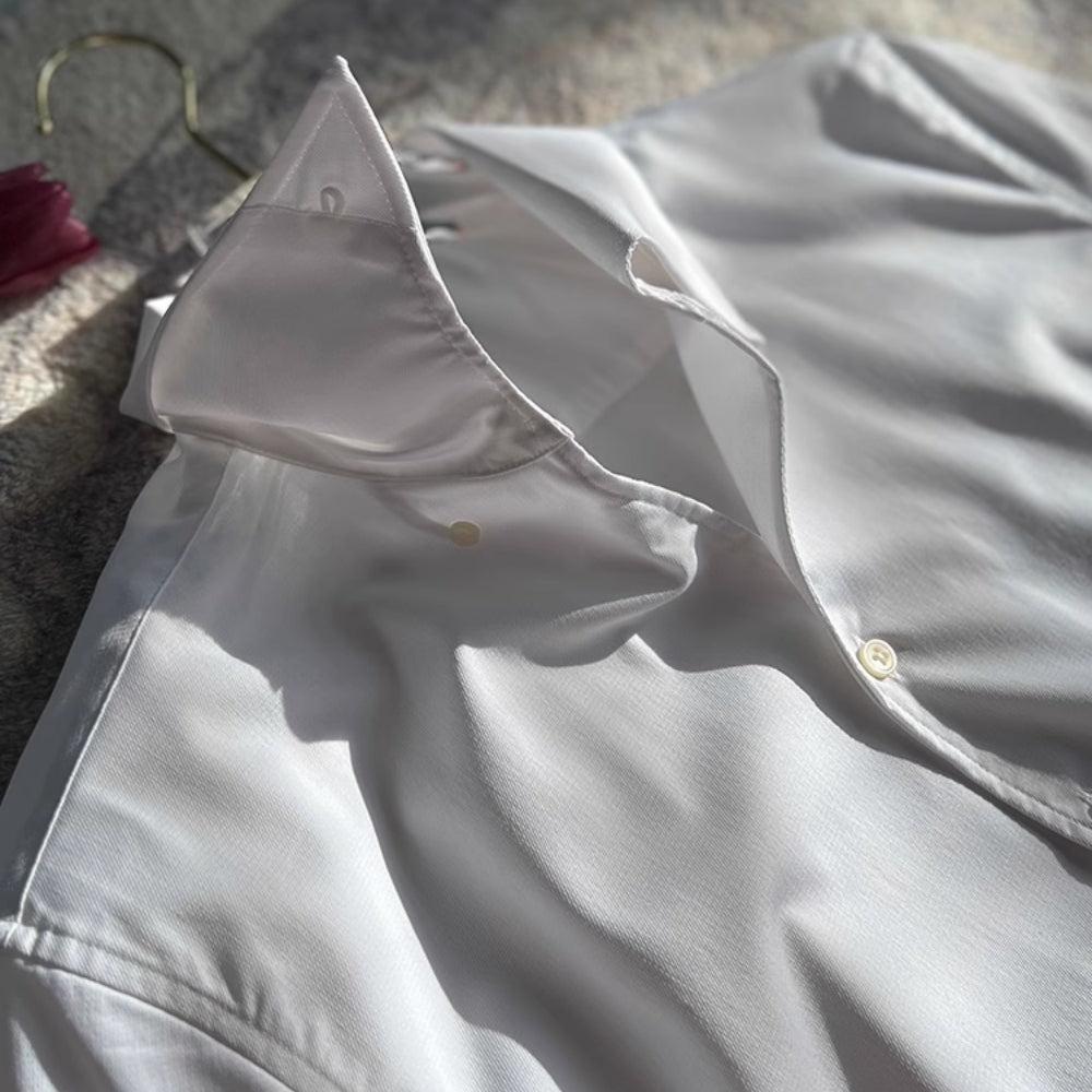 LUGINO | CHEMISE ATHLÉTIQUE ITALIENNE POUR HOMME EN BAMBOU