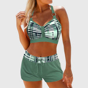 Duval paris™ | Bikini Taille Haute Côtelé