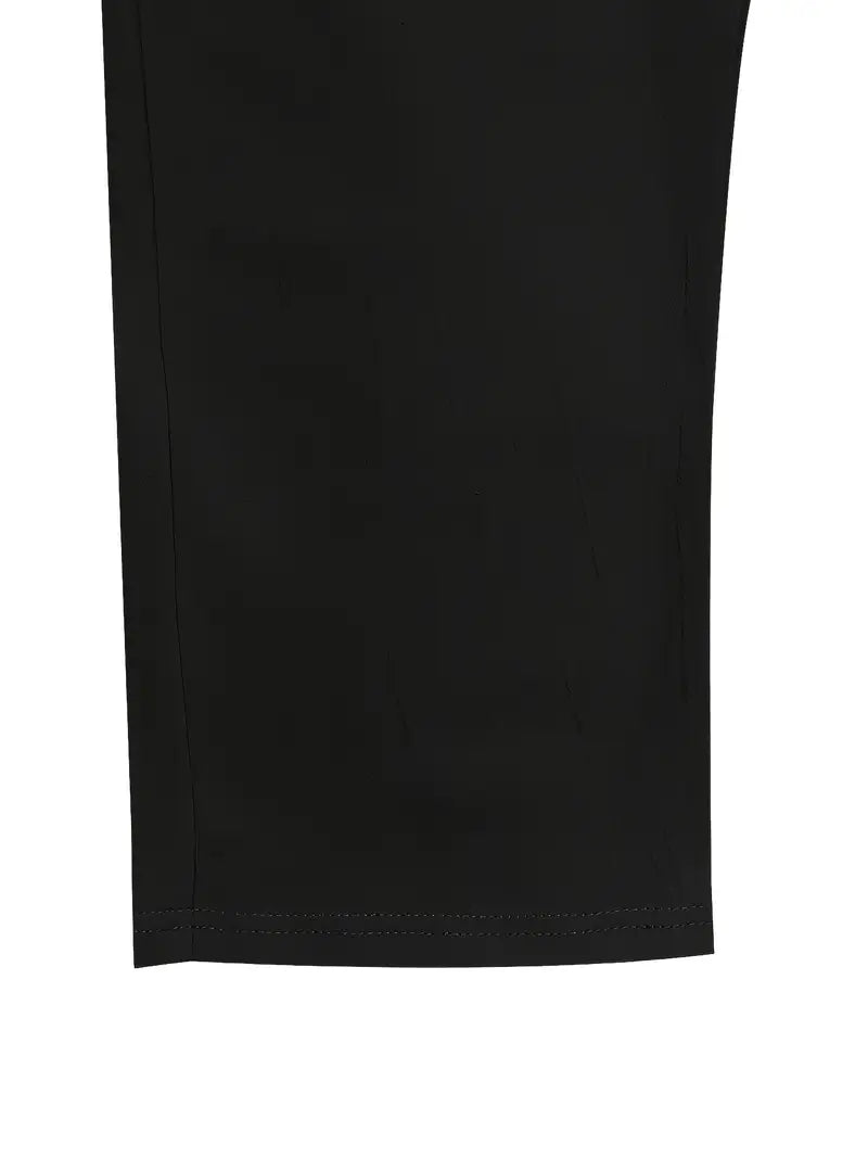 Duval Paris™| Pantalons larges en lin avec cordon