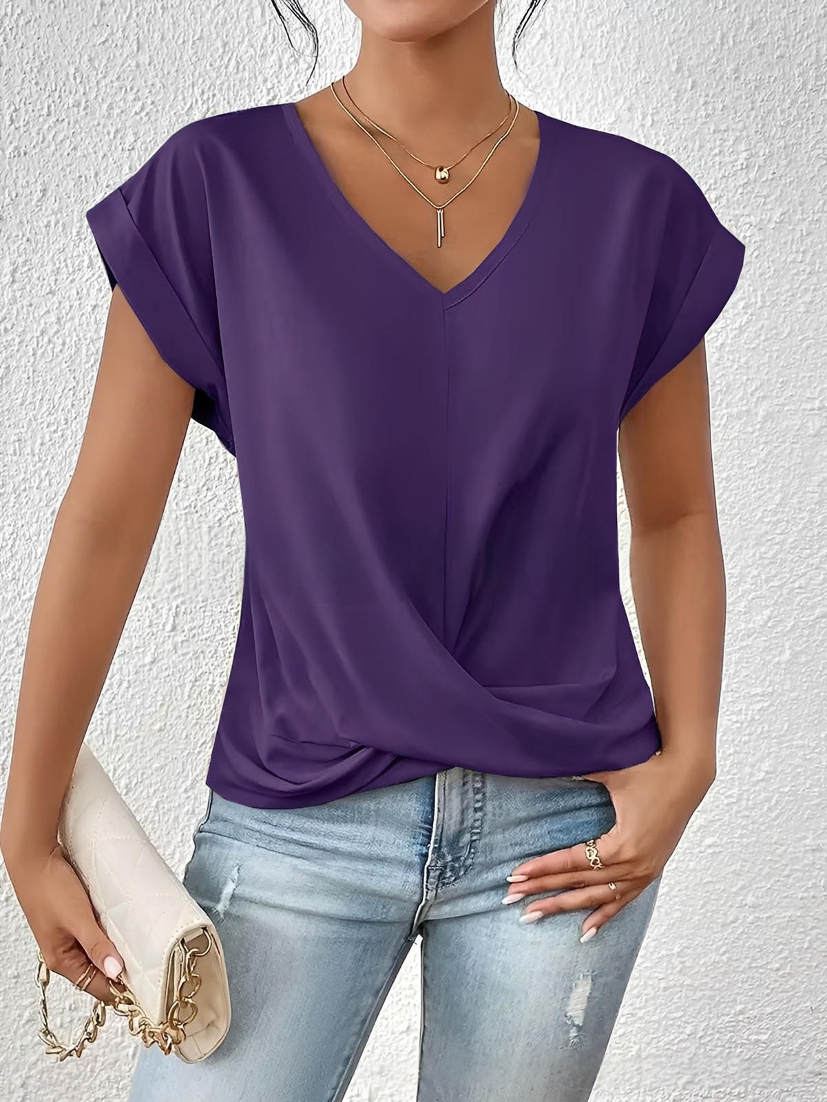 Duval Paris™ | Haut fluide drapé