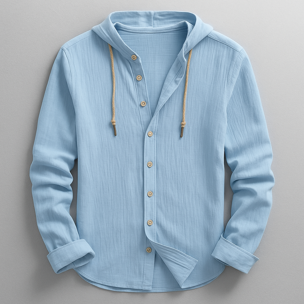 DUVAL PARIS™ | CHEMISE LUXUEUSE À CAPUCHE