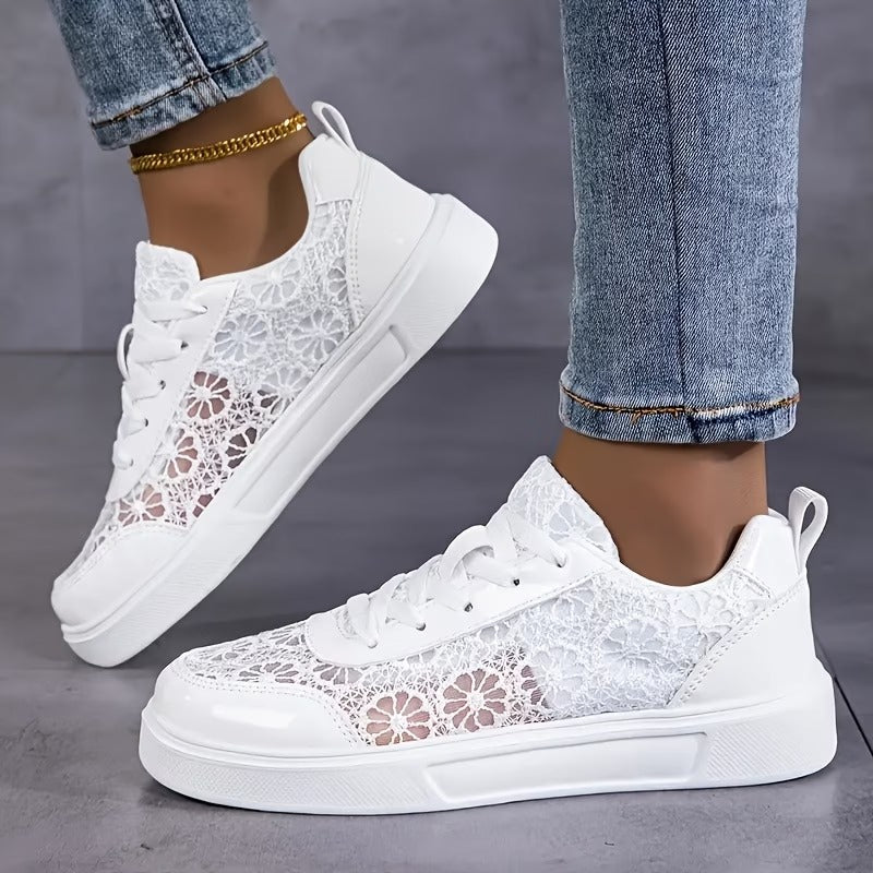 Duval Paris™ | Dentelle Baskets en Dentelle Florale