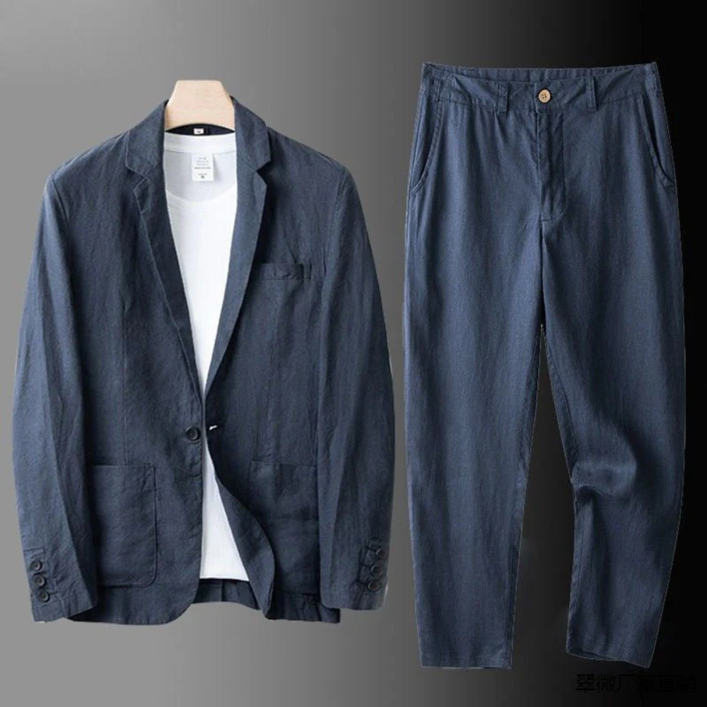 DUVAL PARIS™ | ENSEMBLE EN LIN POUR HOMME