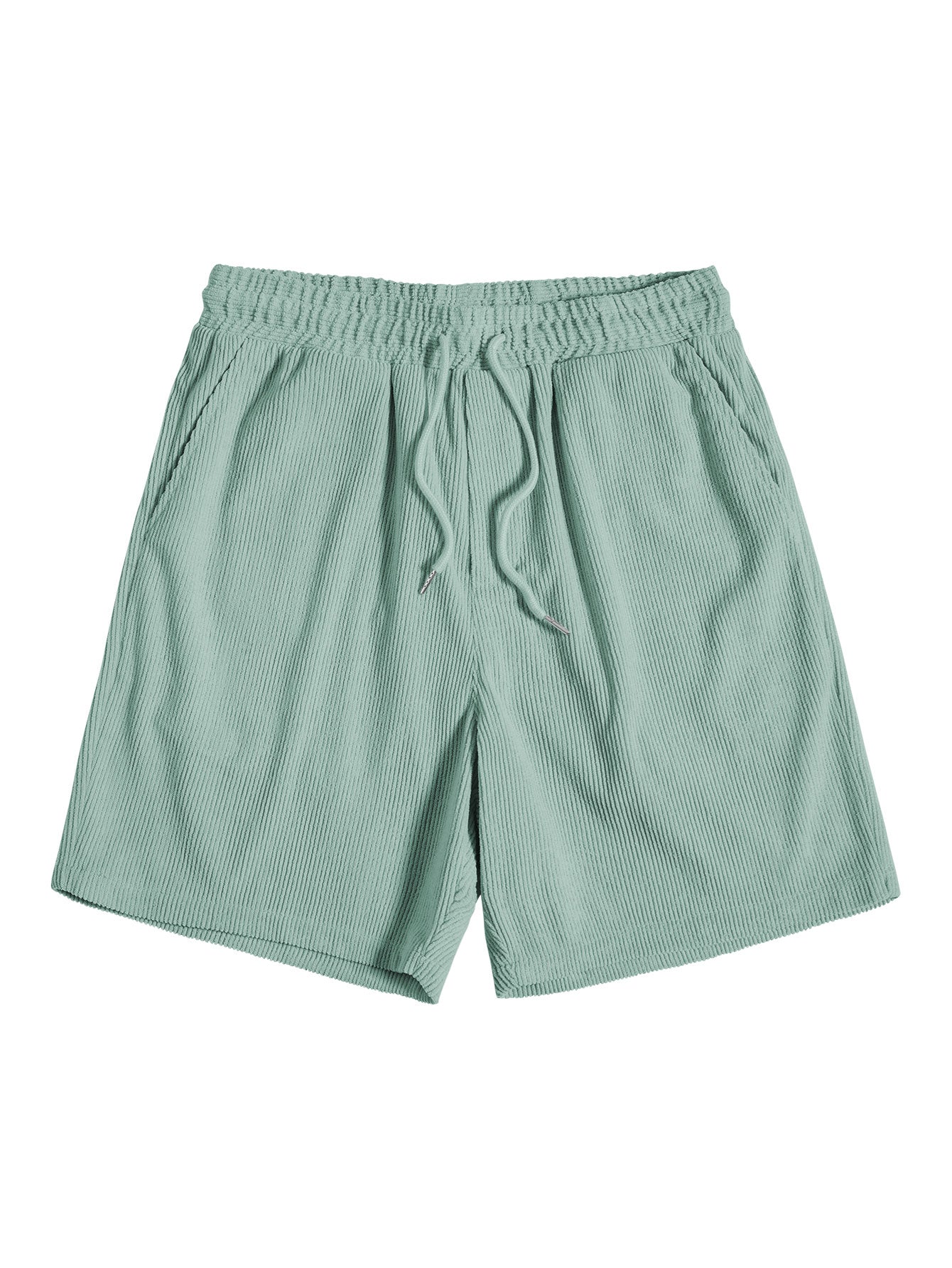 Duval Paris™ | Shorts en velours côtelé avec cordon de serrage