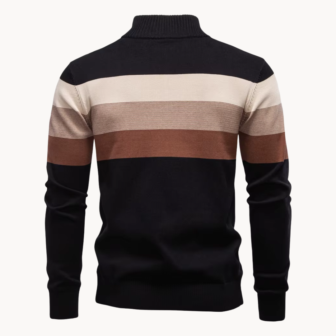 Duval Paris™ | Pull à fermeture éclair quart de longueur Burk