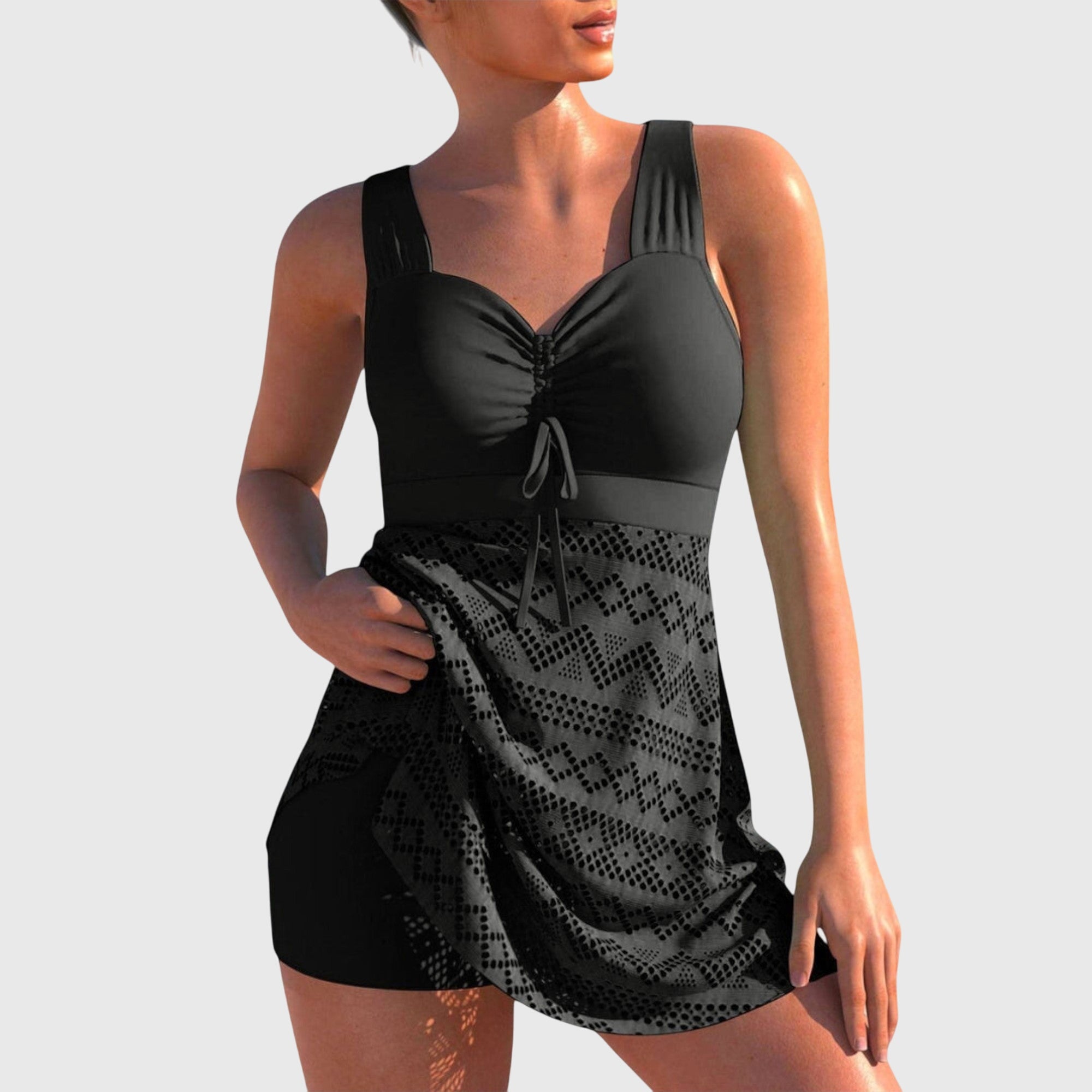 Duval paris™ | Maillot de bain deux pièces avec jupe