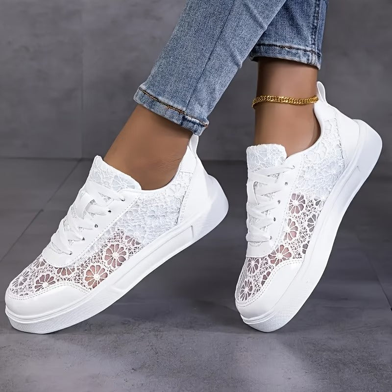 Duval Paris™ | Dentelle Baskets en Dentelle Florale