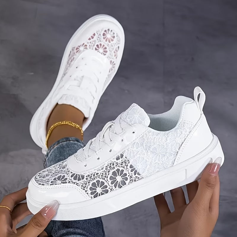Duval Paris™ | Dentelle Baskets en Dentelle Florale